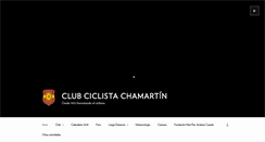 Desktop Screenshot of clubciclistachamartin.com